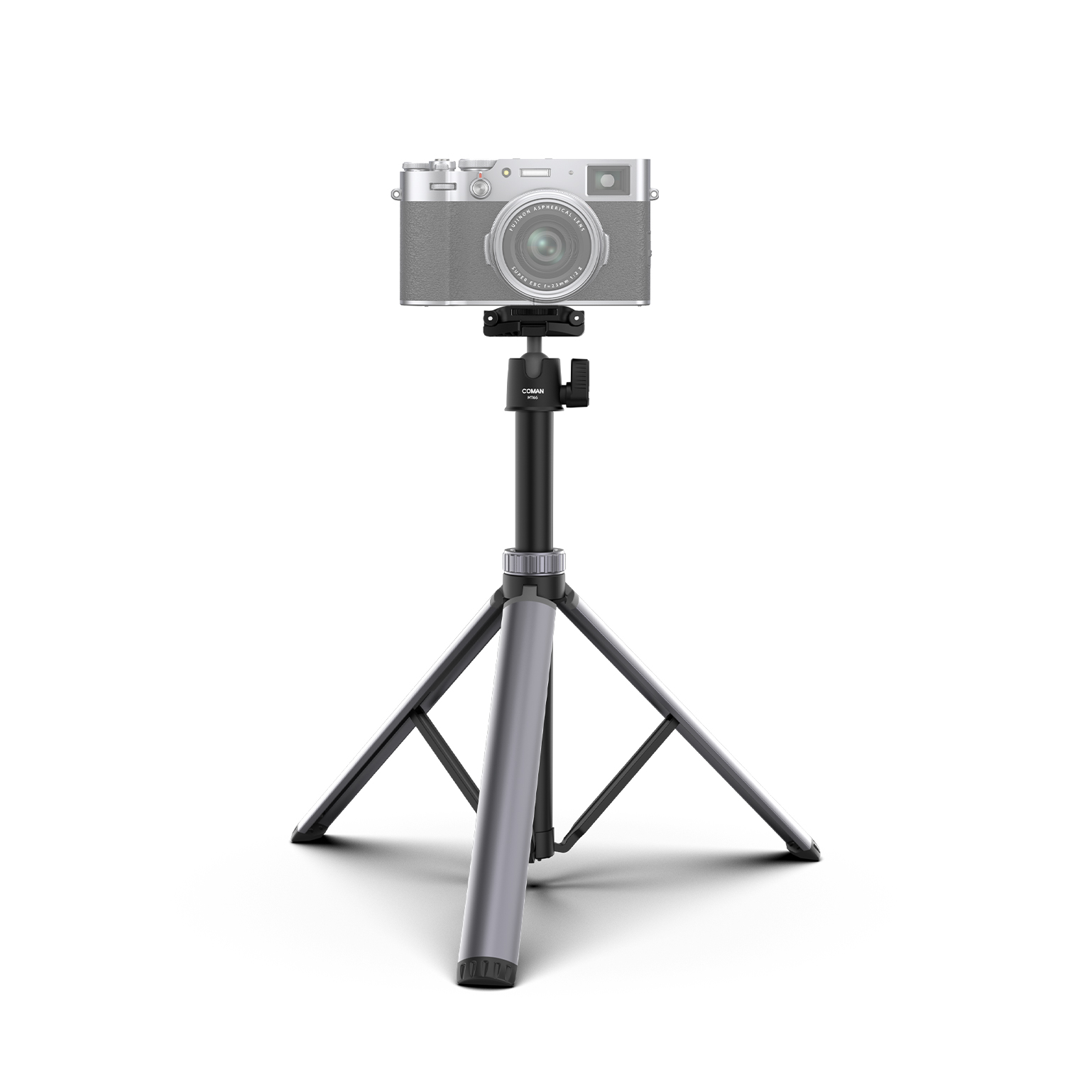 COMAN MT66 Portable Selfie Stick Tripod With Remote Control 185cm