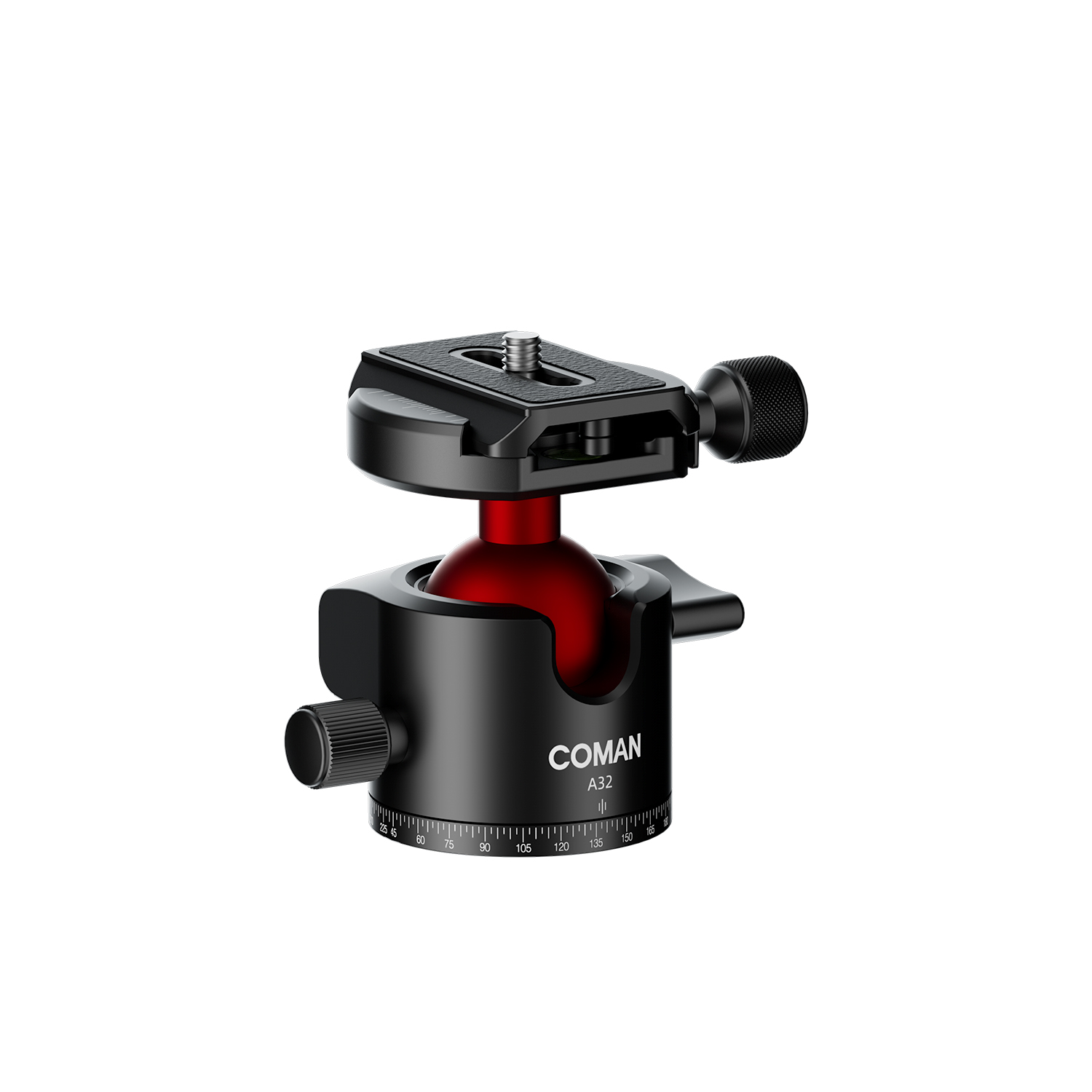 COMAN A32 Ball Head for Tripod – 360° Aluminum Camera Ball Head with Arca Quick Release