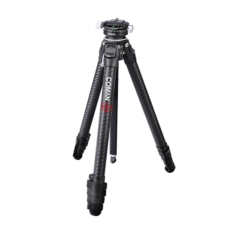 Coman Zero Y Professional Carbon Fiber Travel Tripod, 360° Ball Head, Arca Swiss for DSLR